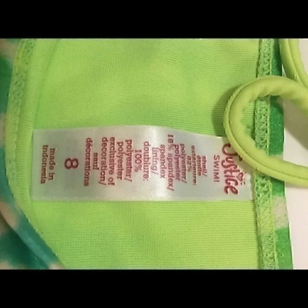 Justice size 8 girls bikini
